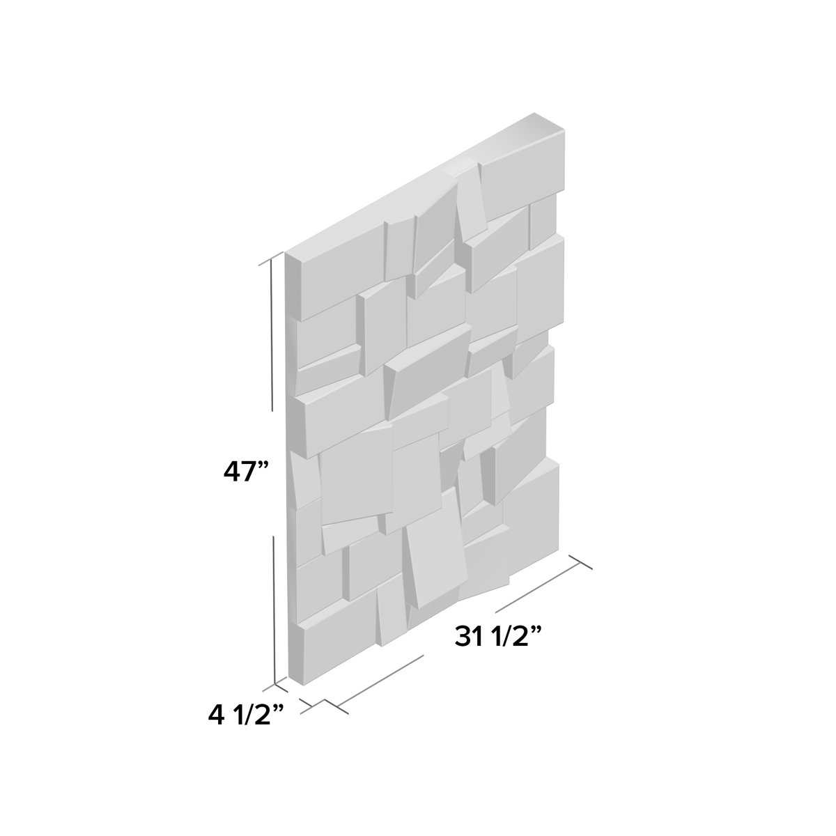 Wade Logan® Pennsburg Rectangle Modern and Contemporary Beveled Accent